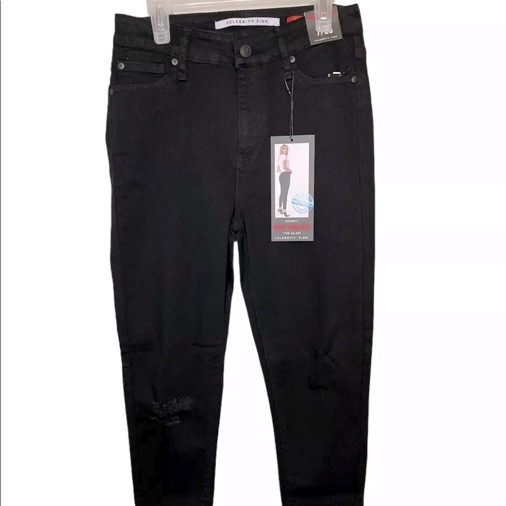 Celebrity Pink Skinny Jeans Size 7/28 Distress